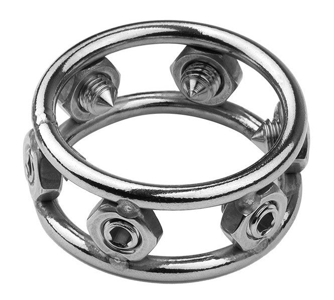 Metal Penis Ring With Steel Spikes – Premium Sensuality