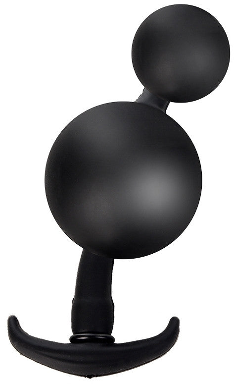 Waterproof Inflatable Anal Plug With Balls - 14 X 3 Cm