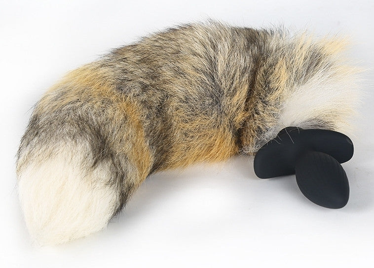Vibrating Butt Plug With Wolf Tail – A Sensual Experience In A Size Of 9 Cm
