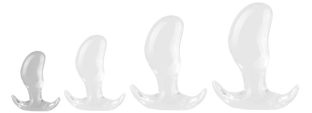 Entrenador del Punto G – Plug Vibrador Transparente