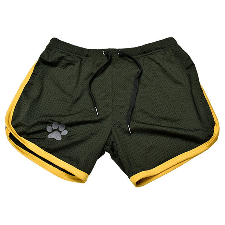 Paw Shorts Black Yellow
