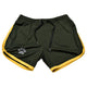 Premium Black And Yellow Paw Short Pants