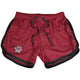 Paw Shorts – Premium Burgundy-black Shorts