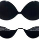 Breast Enhancement Push-up 3.5 Cm Black L With Transparent Strap