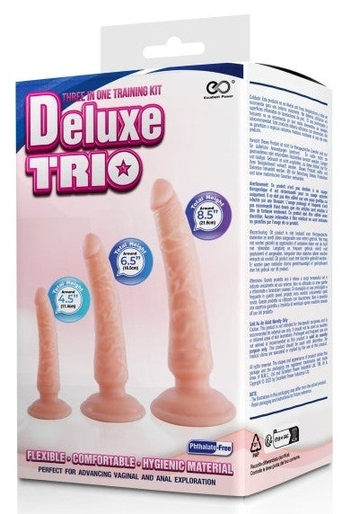 Deluxe Trio – Realistic Plug Set In An Elegant Premium Design