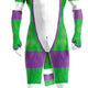 Cartoon Cosplay Overall – White-green-purple Colors