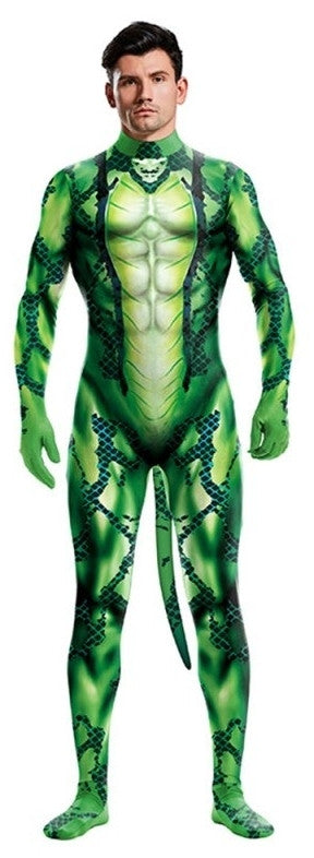 Frogman Costume – Green Jumpsuit Stylish Extravagance
