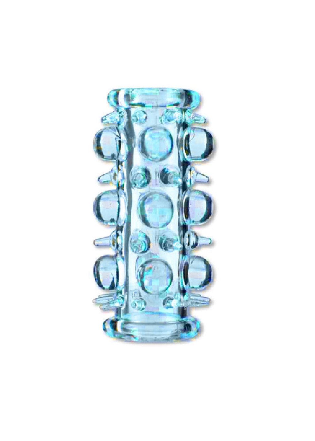 Sex Toy Wearable Penis Stimulating Collar Made Of Blue Gel Material
