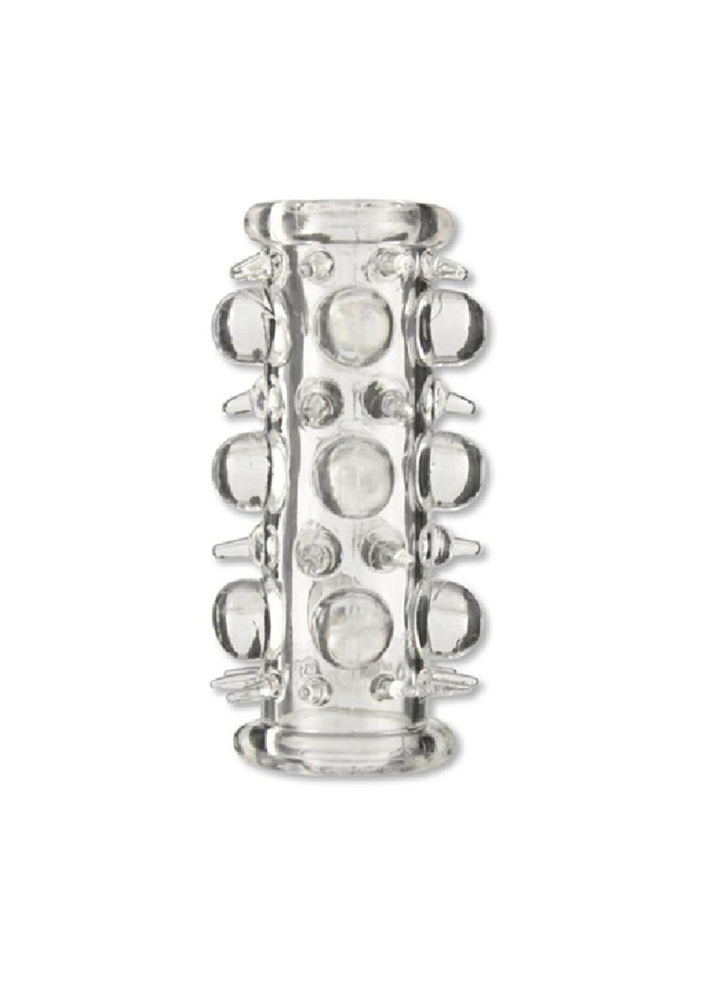 Sex Toy Transparent Fingering Wypustkás Stimulating Extender Transparent
