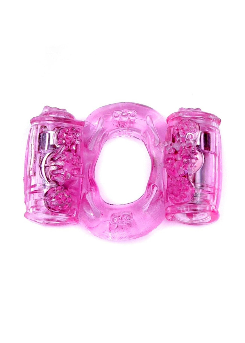 Vibrating Penis Ring Double Stimulation Pink