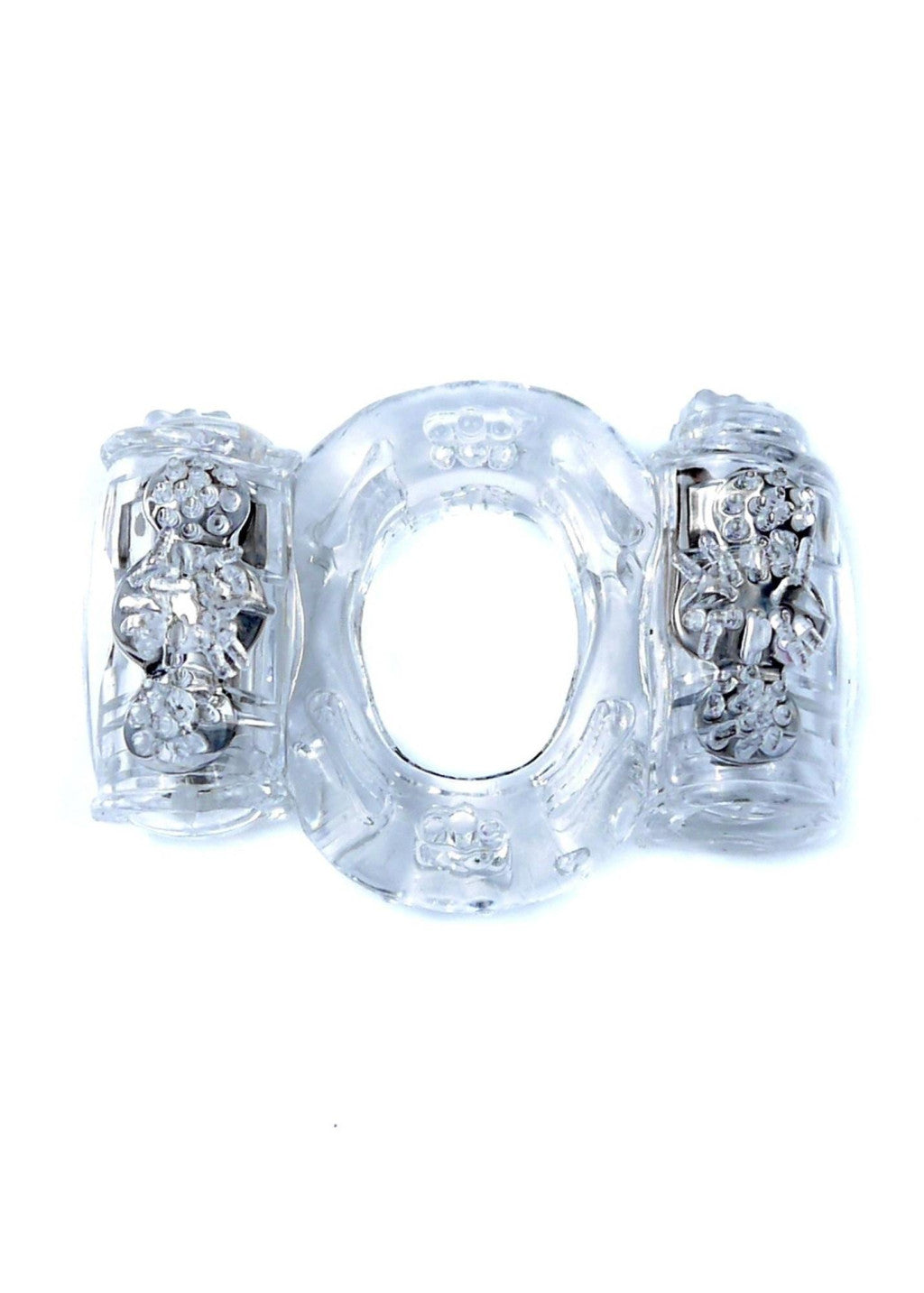 Vibrating Penis Ring Erection Enhancer Clitoral Stimulator Transparent