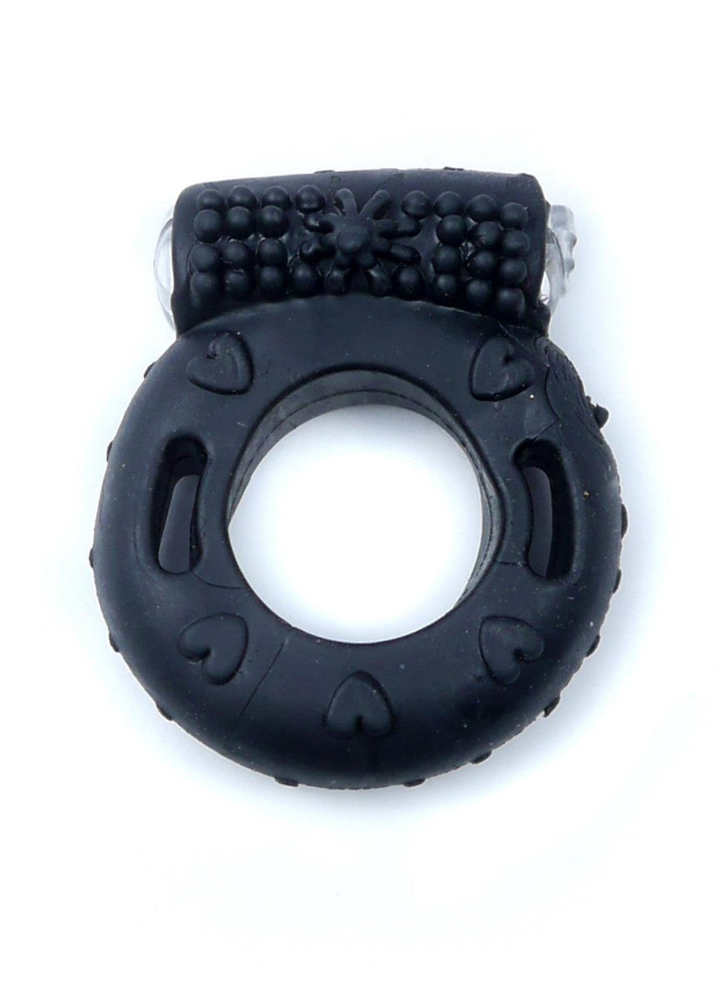Vibrating Penis Ring Erection Enhancer Clitoral Stimulator Black