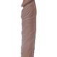 Sex Toy Realistic Penis Cover 4 Cm Extension Brown 19 Cm