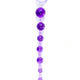 Jelly Anal 10 Beaded Plug Purple