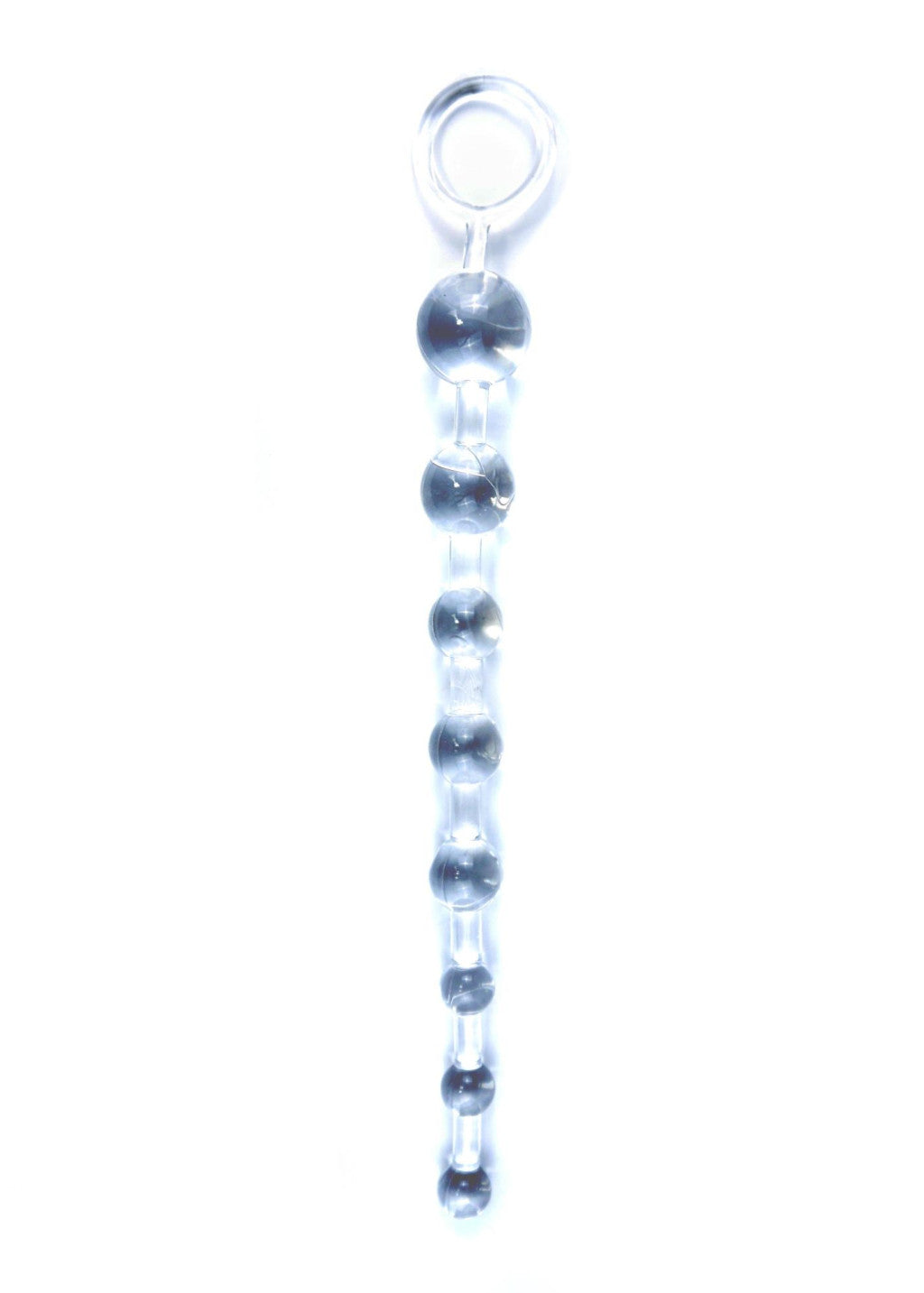 Jelly Anal 10 Ball Plug Transparent
