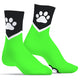 Paw Kinky – Sensual Green Dog Socks