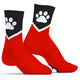 Paw Kinky Puppy – Sensual Red Socks