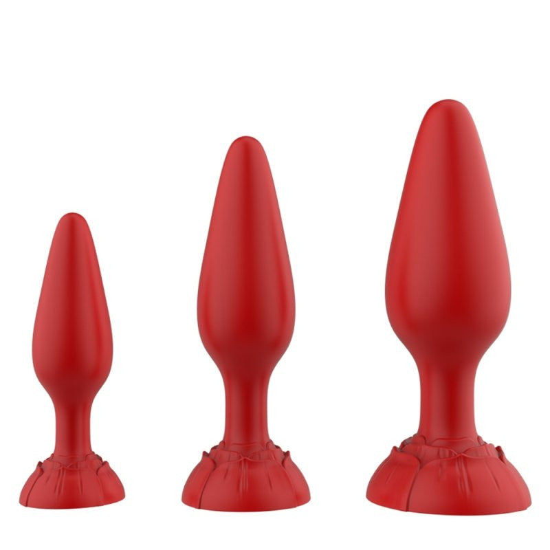 Rolarose Plugs 3-piece Set – Red Premium Experience