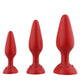 Rolarose Plugs 3-piece Set – Red Premium Experience