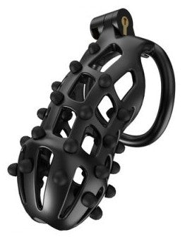 Point Up Xxl – Male Restraint Cage Black 12 X 4 Cm