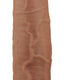 Premium Sliding Leather Dildo – 26 X 6 Cm Brown