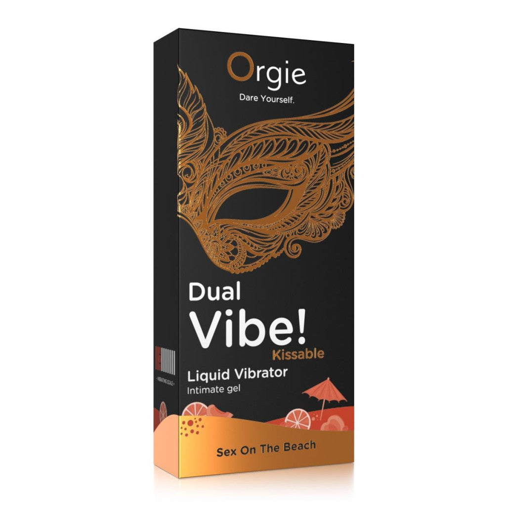 Dual Vibe Intimate Gel Exciting Vibration Level 15 Ml Beach Flavor