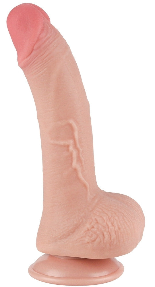 Premium Sliding Leather Dildo 14 X 3.5 Cm