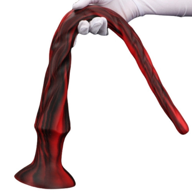 Torthy Dildo L – Premium Black-red Intimate Massager