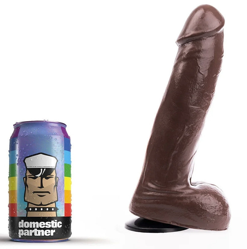 Gode dp100br Wilhelm – Premium Leather Anal Vibrator 20cm