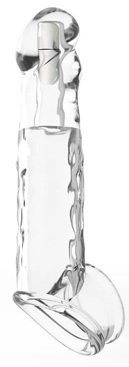 Silyvizz - Vibrating Penis Sheath Transparent 16 X 4 Cm