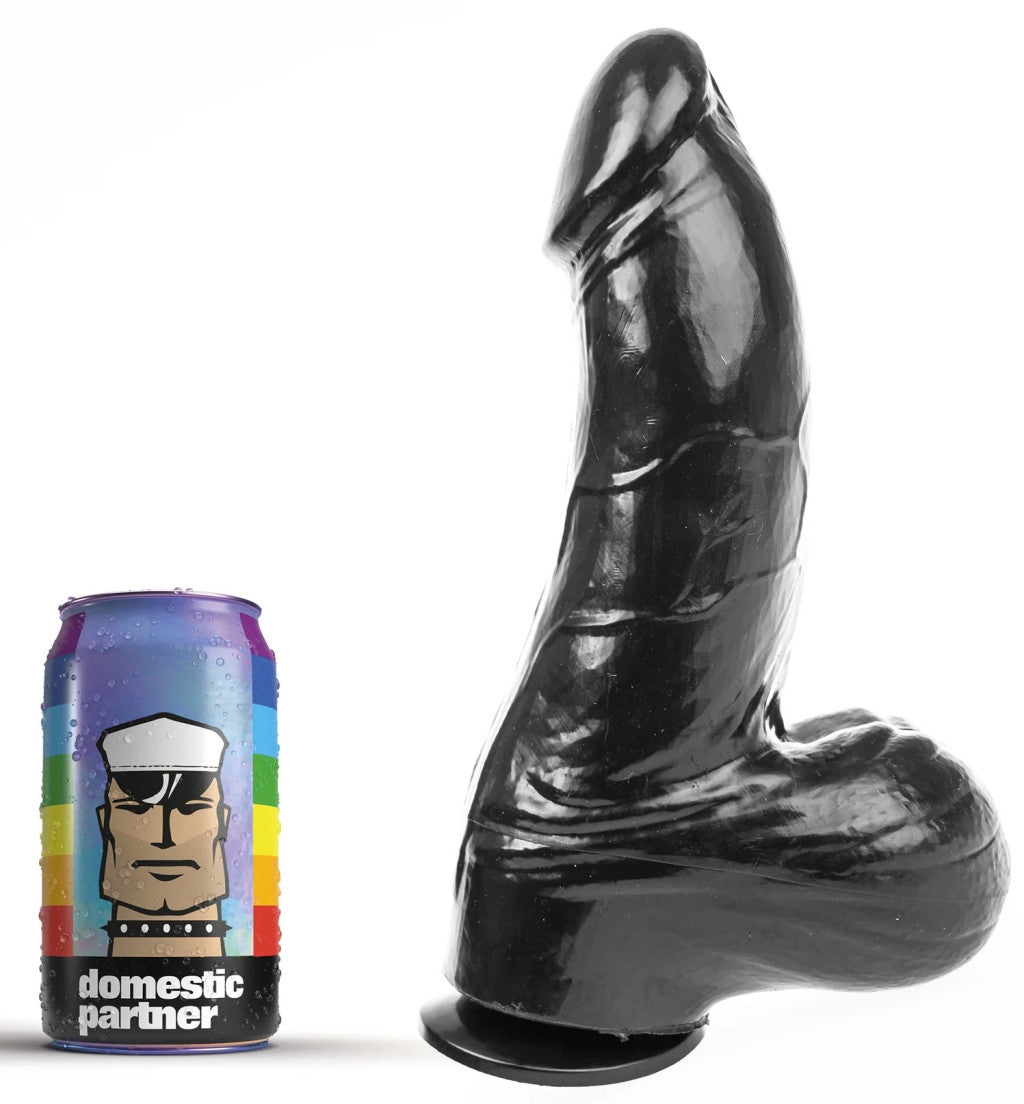 Dp84b Grenadier – Premium Black Dildo 18 X 8 Cm