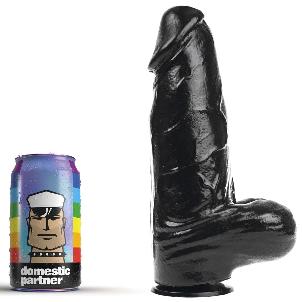 Dildo Dp92b Panzer – Premium Black 18 Cm Intimate Toy