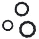 Set Of 3 Black Cock Rings