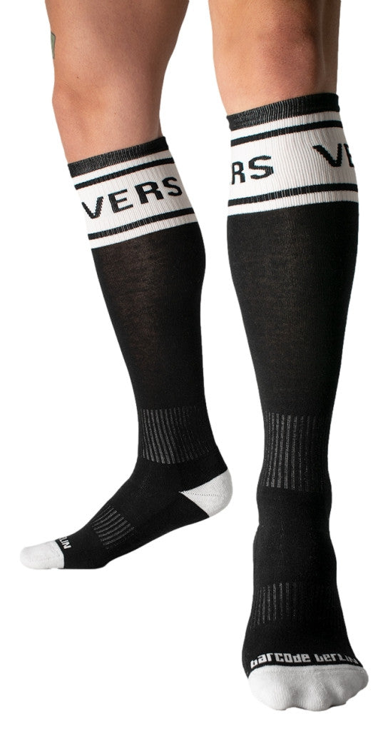Identity Vers – Premium High Socks In Black