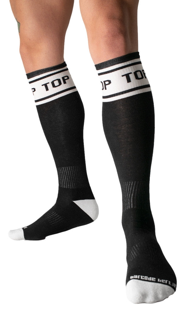 Identity Top – Premium Black High Socks