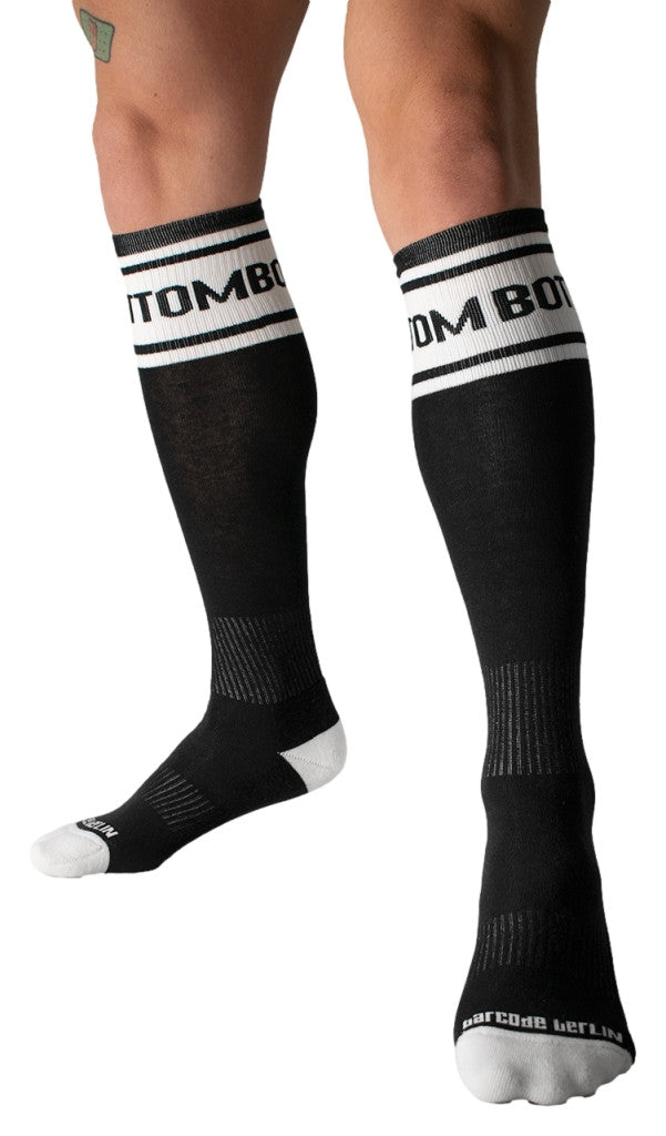 Identity Bottom – Premium Black High-waisted Socks