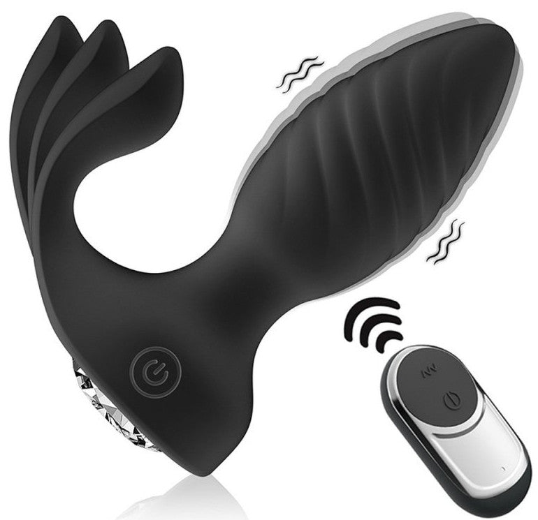 Vibrant Conik – Curved Vibrating Plug In Black