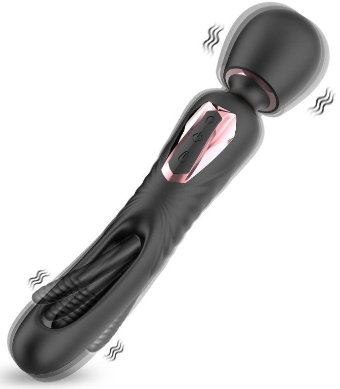Wand – Vibrator With Taping Function 11 X 3.2 Cm Black