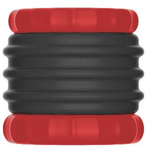 Soqlo Ballstretcher – Premium Black-red Penis Ring 35 Mm