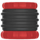 Soqlo Ballstretcher – Premium Black-red Penis Ring 35 Mm