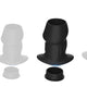 Euhlo Plug Tunnel L – Black Premium Anal Accessory
