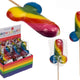 Sex Toy Penis Shaped Lollipop 20 Cm Colorful