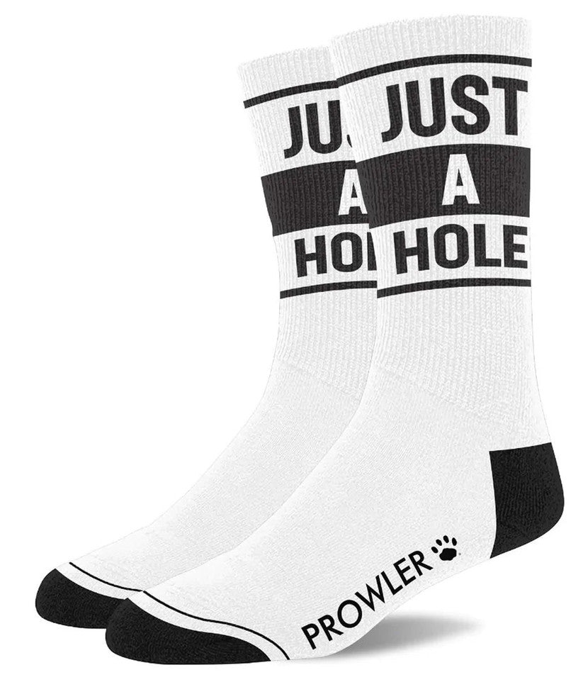 Just A Hole – Stylish White Socks For Sensual Comfort
