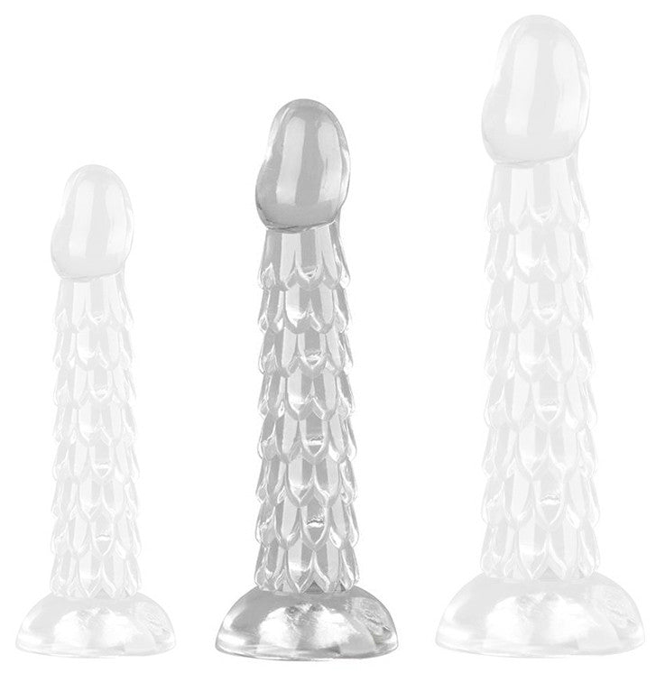 Premium Transparent Dildo – Scales Mush 17 X 4 Cm