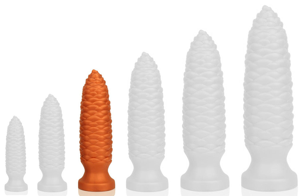 Plug Long Pine M – 18 Cm Premium Anal Pleasurer Orange