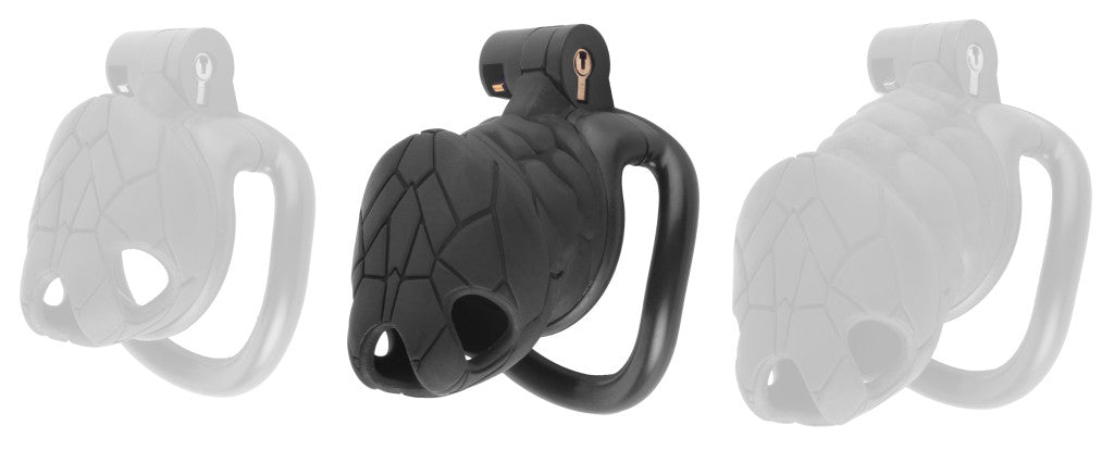 Black Python Cage M – Premium Sensual Masturbator