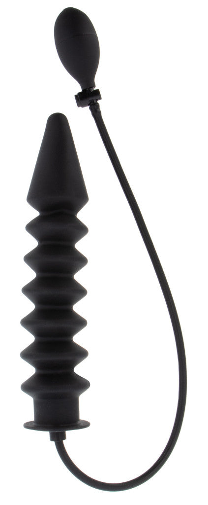 Expert Wrinkled Inflatable Dildo – 28 X 6 Cm Black