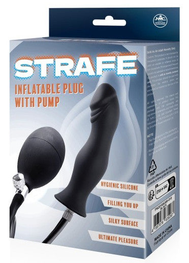 Strafe Iii – Inflatable Anal Plug With Pump