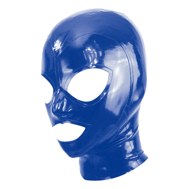 Blue Texie - Latex Headgear With Elegance