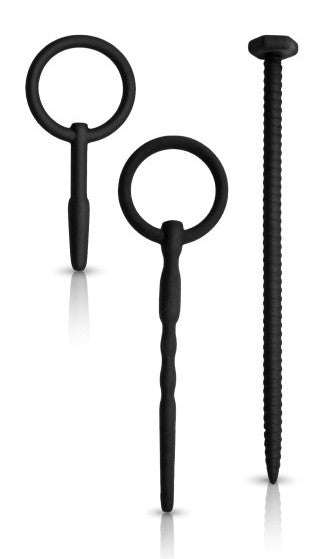 Knot Sound – 3-piece Urethra Rod And Plug Set 7mm